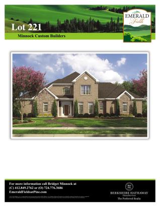 Minnock - Lot 221 - Emerald Fields
